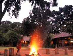 Masai Mara Kichwa Tembo Camp Bonfire.